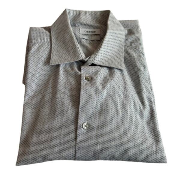 GUC Michael Kors & Calvin Klein Slim Dress Shirts - Set of 3. Size 16.5, 34/35. - Picture 3 of 8